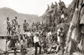 South Africa Mining Workers Gold Rush Prospectors Laborers Vtg. Photo 19thC.