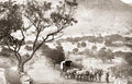 South Africa Road Barberton Little Hell Elandsberg Carriage Vtg. Photo 19thC.