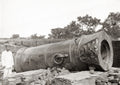 Malik-i-Maidan Great Gun Bijapur India Cannon Artillery Fort Vtg. Photo 19thC.
