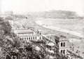 Scarborough Yorkshire England Seafront Promenade Beach Castle Vtg. Photo 19thC.