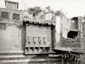 Cairo Egypt Ornate Window Mashrabiya Islamic Architecture Ruin Vtg. Photo 19thC.