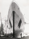 Clydebank Scotland Queen Mary Ocean Liner Shipyard Vtg. Photo 20thC.