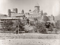 Caucasus Georgia Ananuri Monastery Fortress Castle Church Vtg. Photo 19thC.