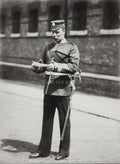 British Army Major 1st Scots Guards Soldier Uniform Sword Vtg. Photo 19thC.