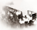 White Star Line RMS Teutonic Launch Royal Visitors Ship Deck Vtg. Photo 19thC.