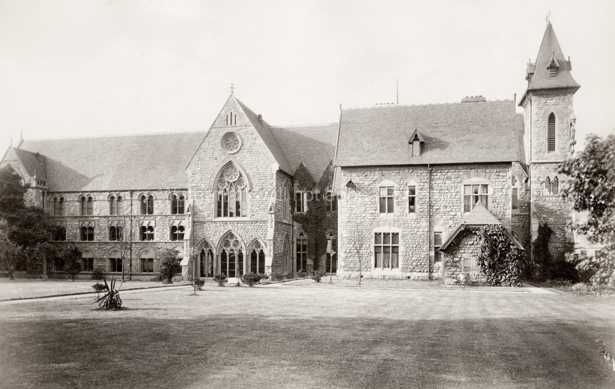 Cheltenham Ladies' College England Gothic Revival Architecture Vtg. Photo 19thC.