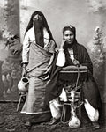 Egypt Women Hookah Shisha Veil Pottery Traditional Attire Vtg. Photo Late 19thC.