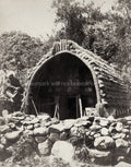 Toda Hut Paikara Tirari India Indigenous People Dwelling Vtg. Photo 19thC.