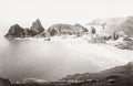 Kynance Cove Cornwall Pulpit Rock Seascape Coastline Cliffs Vtg. Photo 19thC.