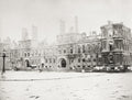 Paris Hotel de Ville Ruins Commune Siege Destruction Vtg. Photo 19thC.