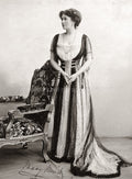 India Lady Minto Wife Viceroy Countess Portrait Gown Vtg. Photo 20thC.