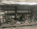 Japan Sandal Store Shoe Shop Craftsmen Merchants Zori Vtg. Photo Late 19thC.