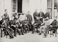 British Army 5th Lancers Officers India Group Portrait Vtg. Photo 19thC.
