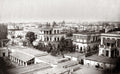 Calcutta Kolkata India City Skyline Rooftops Buildings Vtg. Photo 19thC.