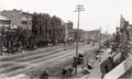 Salt Lake City Utah Main Street East Side Horse Buggies Shops Vtg. Photo 19thC.
