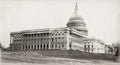 Washington USA Capitol Building Neoclassical Architecture Dome Vtg. Photo 19thC.