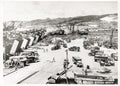 Irrawaddy River Railhead WWII Military Trucks Ships Harbor Vtg. Photo 20thC.