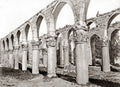 Damascus Ruins Great Umayyad Mosque Colonnade Arches Vtg. Photo 19thC.
