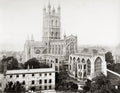 Gloucester Cathedral Gloucestershire England Gothic Vtg. Photo 19thC.