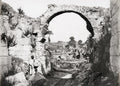 Syracuse Sicily Italy Ancient Amphitheatre Ruins Archway Vtg. Photo 19thC.