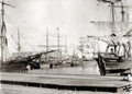 Adelaide Australia Docks Harbor Tall Ships Masts Rigging Vtg. Photo 19thC.