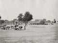 Bailey Guard The Residency Lucknow India Ruins Bullock Carts Vtg. Photo 19thC.