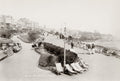 Broadstairs Kent Waterfront Beach Promenade Deck Chairs Vtg. Photo 19thC.