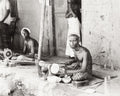 India Craftsmen Wood Turners Work Lathes Artisans Labor Vtg. Photo 19thC.