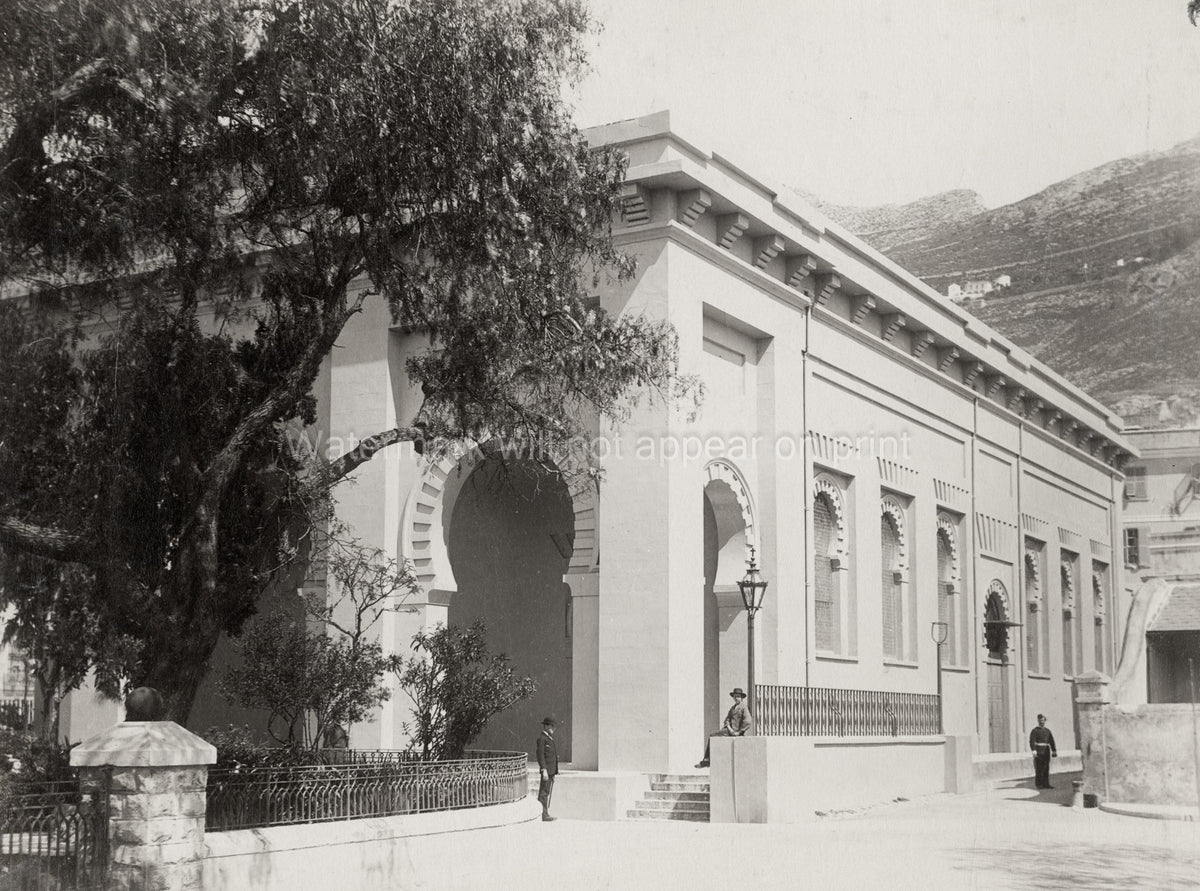 Gibraltar Protestant Cathedral Holy Trinity Moorish Vtg. Photo 19thC.