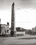 Istanbul Hippodrome Obelisk Ancient Egyptian Monument Square Vtg. Photo 19thC.