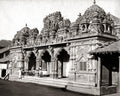 Ceylon Sri Lanka Hindu Temple Ornate Architecture Carvings Vtg. Photo 19thC.