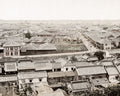 View Yokohama Japan Cityscape Rooftops Architecture Port City Vtg. Photo 19thC.