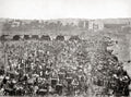 Cairo Egypt Doseh Ceremony Large Crowd Procession Tents Vtg. Photo 19thC.