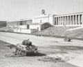 Hitler Nazi Nuremberg Rally Ground Sherman Tank WWII Vtg. Photo 20thC.
