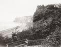 Shanklin Dunnose Isle Wight Cliffs English Channel Seaside Vtg. Photo 19thC.