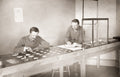 Kimberley South Africa Diamond Office Men Sorting Gems Vtg. Photo 19thC.