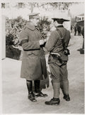 WW1 Italian Carabinieri Policemen & British MP Soldiers Uniforms Vtg. Photo