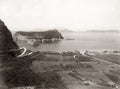 Nisida Island Posillipo Italy Coastal View Harbor Landscape Vtg. Photo 19thC.