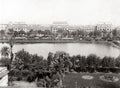 India Calcutta Public Buildings Colonial Architecture Lake Vtg. Photo 19thC.