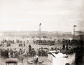 Japan Fire Drill Acrobatic Display Fireman Stunts Ladders Vtg. Photo 19thC.