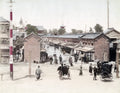 Asakusa Tokyo Japan Street Market Shops Pagoda Rickshaws Vtg. Photo 19thC.