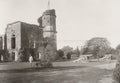 Residency Lucknow India Ruins Tower Cannons Garden Man Vtg. Photo 19thC.
