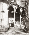 Constantinople Istanbul Turkey Mosque Architecture People Vtg. Photo 19thC.