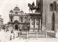 Venice Italy Colleoni Statue Church Scuola San Marco Piazza Vtg. Photo 19thC.