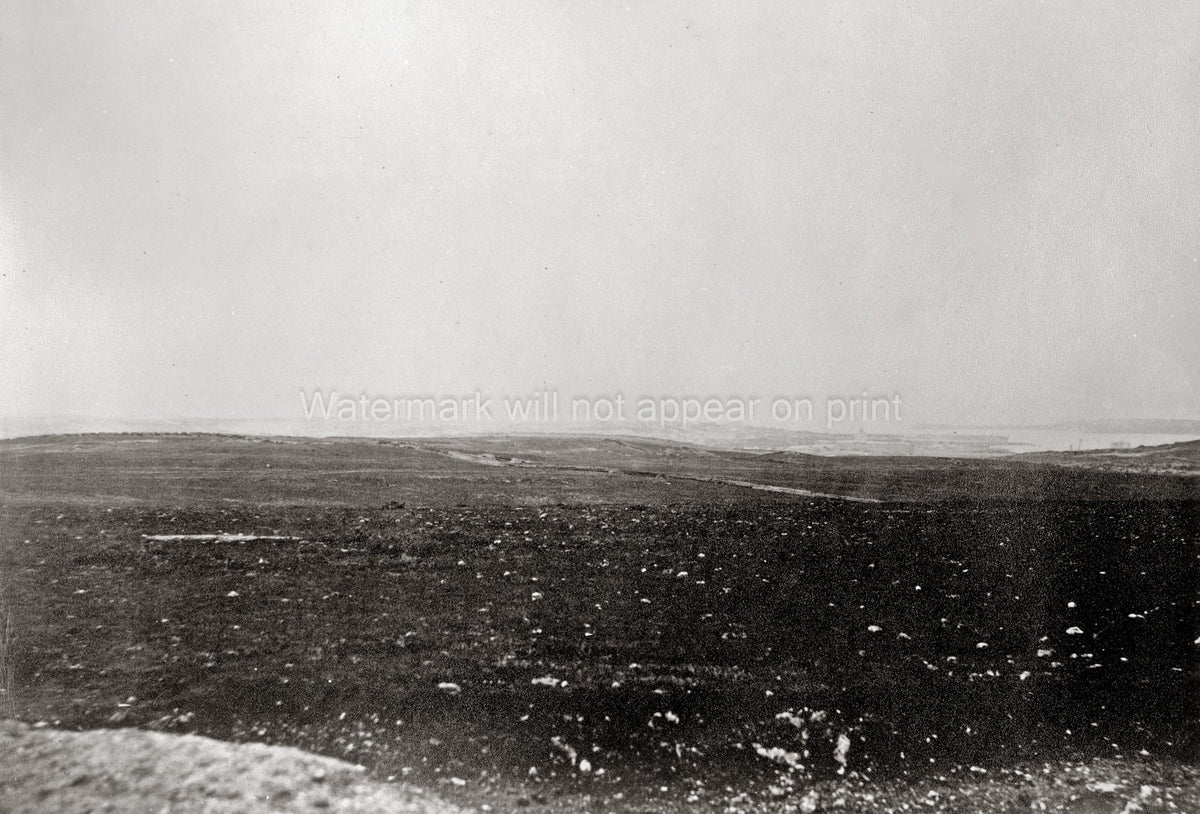 Sebastopol Gordon's Battery Crimean War Distant View Vtg. Photo 19thC.