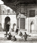 Constantinople Istanbul Turkey Street Vendor Ornate Fountain Vtg. Photo 19thC.