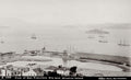 California San Francisco Bay Alcatraz Sailing Ships Seascape Vtg. Photo 19thC.