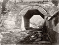 China Nankou Pass Yuntai Ancient Arch Carvings Road Village Vtg. Photo 19thC.