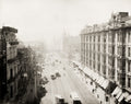 San Francisco Market Street Cityscape Streetcars Architecture Vtg. Photo 19thC.
