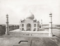 Taj Mahal Agra India Mughal Architecture Mausoleum Minarets Vtg. Photo 19thC.